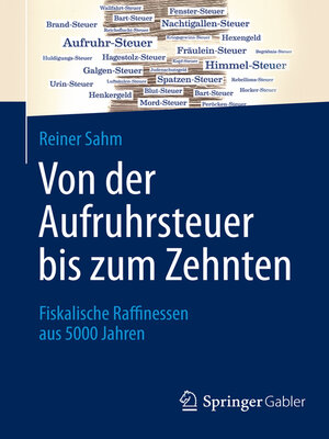 cover image of Von der Aufruhrsteuer bis zum Zehnten